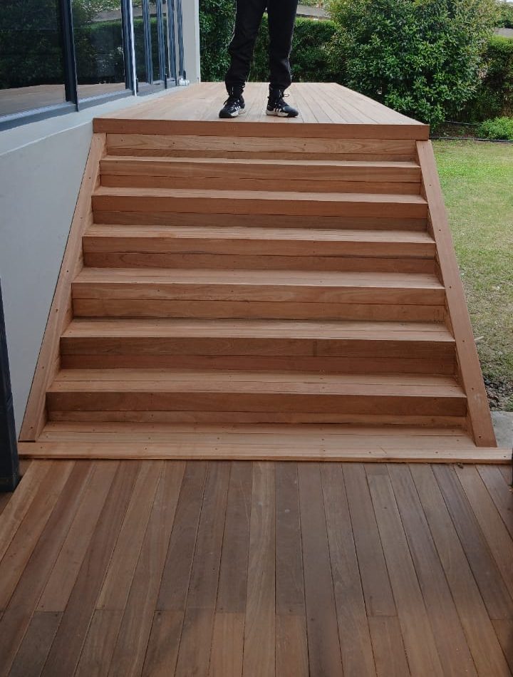Timber deck project