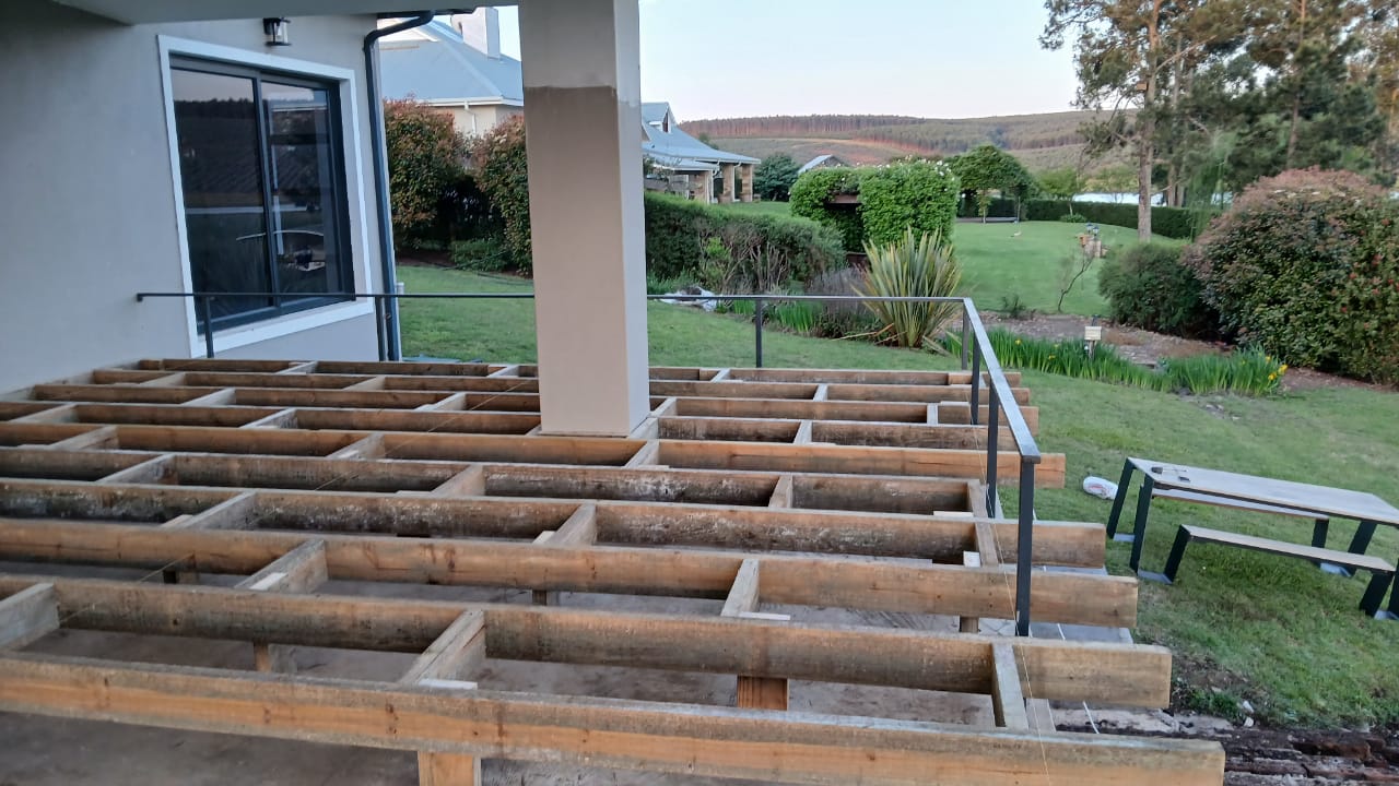 PMB Decking team at work